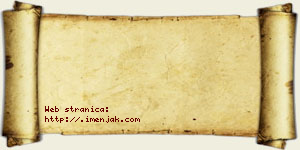 Jovana Momčilović vizit kartica